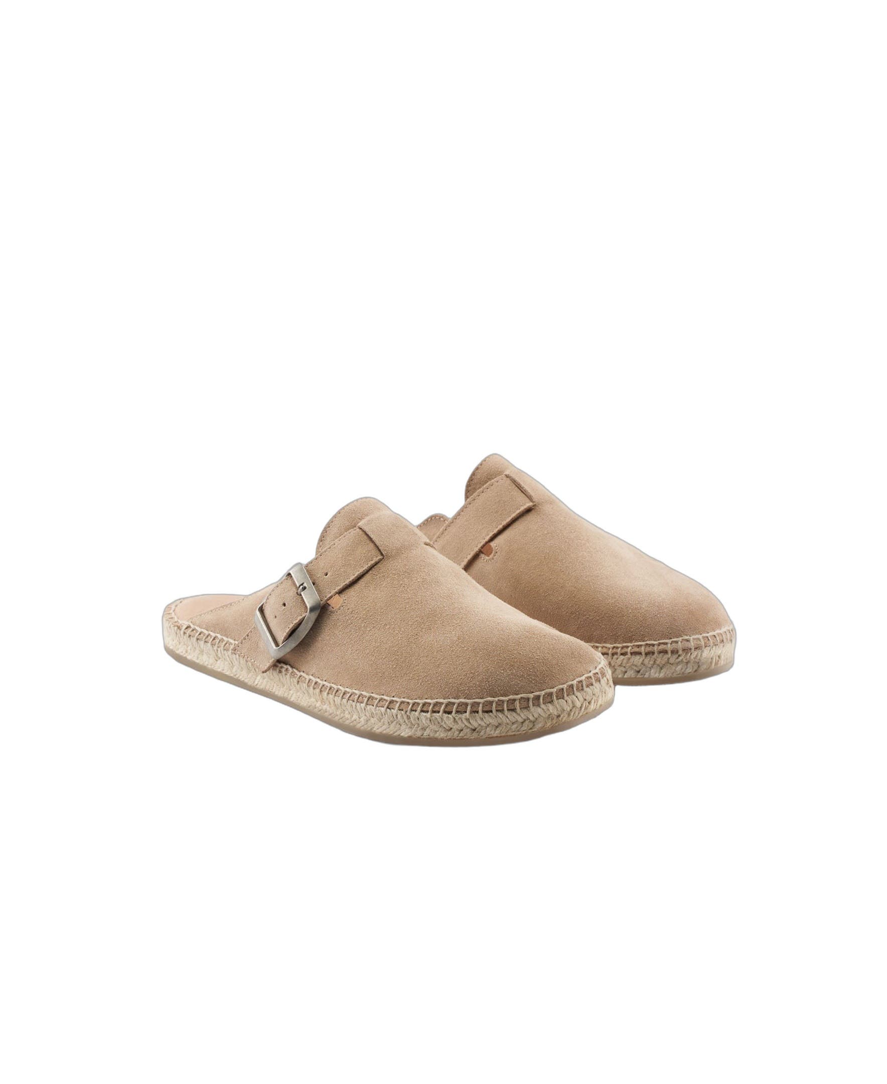 Menuda Suede Espadrille Clogs, Alternate, color, Camel