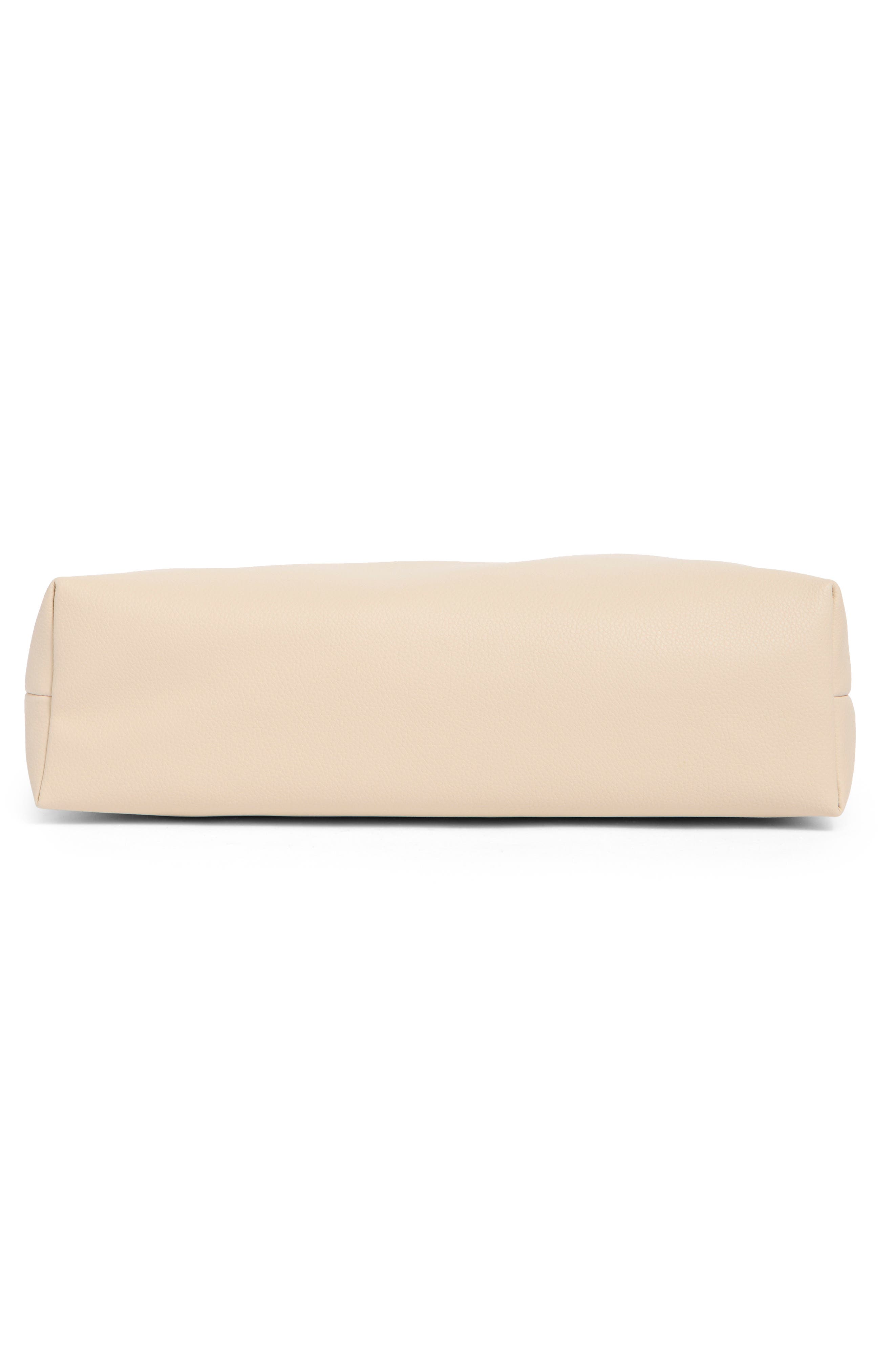 Recycled Leather Shoulder Bag, Alternate, color, STONE