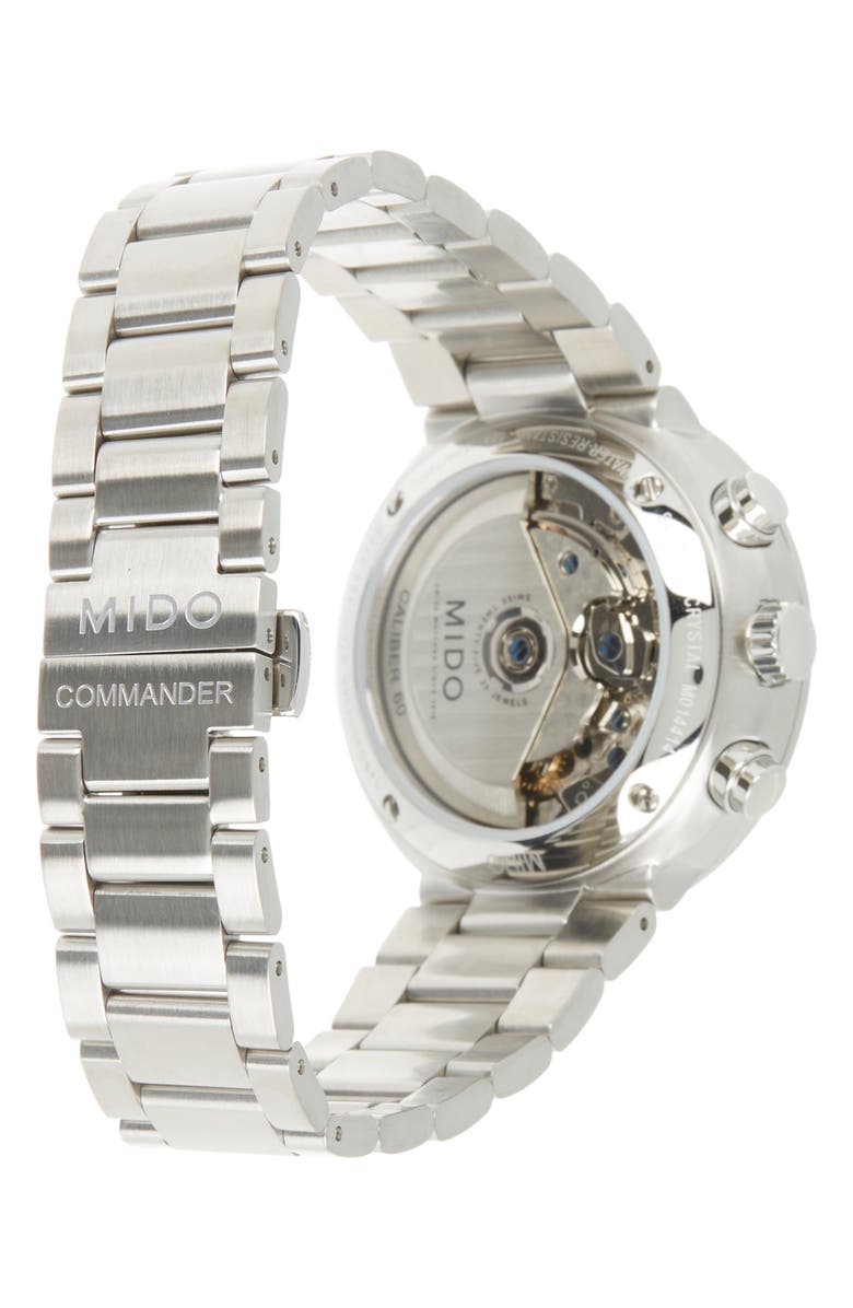 MIDO Commander II Chronograph Bracelet Watch, 42.5mm, Alternate, color, 