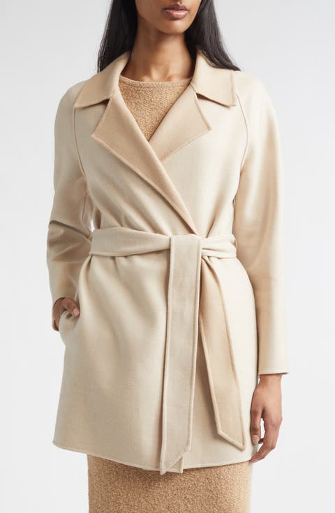 Wool & Cashmere Double Face Twill Coat