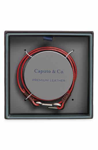 Caputo & Co. Utility Hook Leather Bracelet
