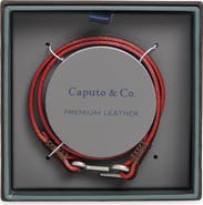 Caputo & Co. Utility Hook Leather Bracelet