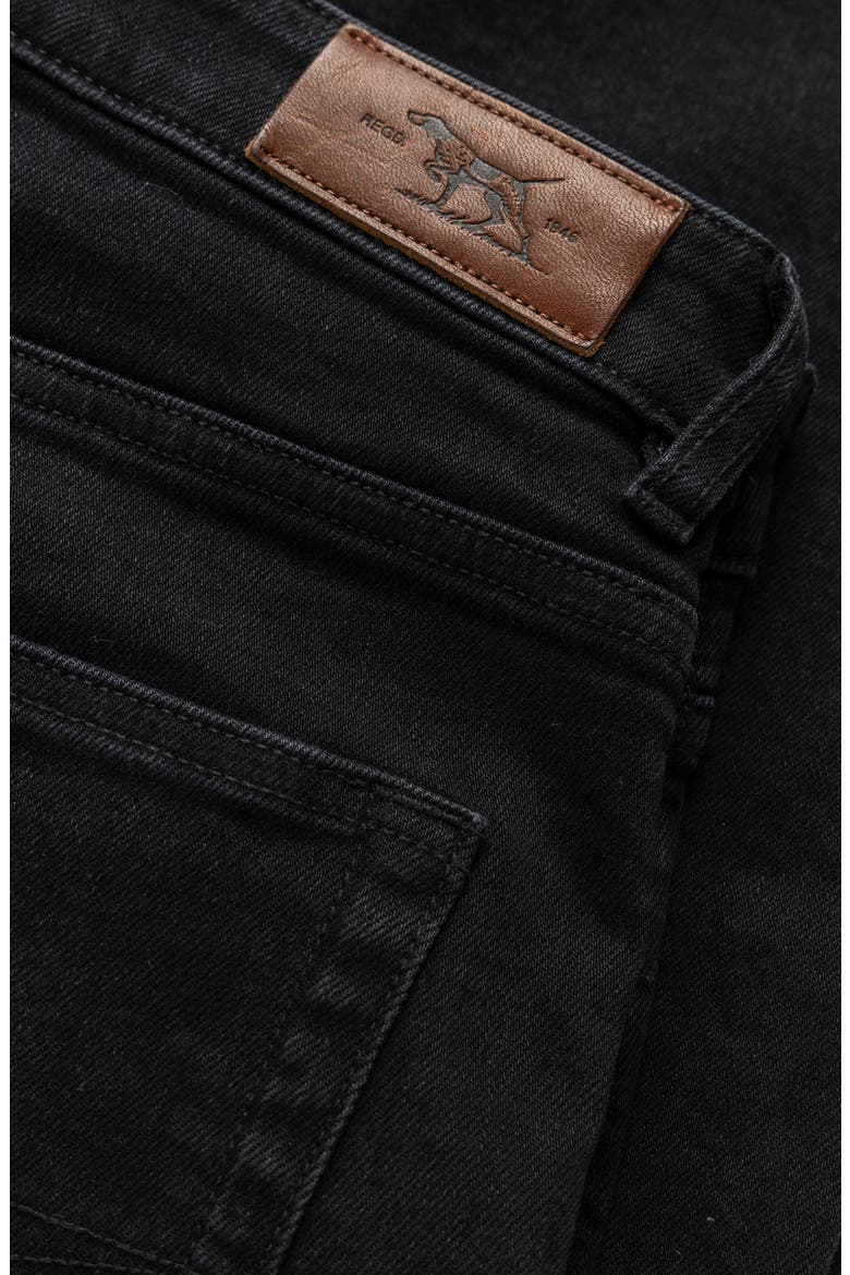 Hira Straight Leg Jeans, Alternate, color, COAL