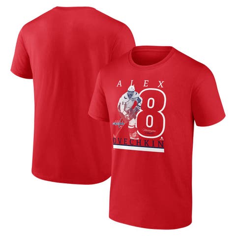 Men's Fanatics Alexander Ovechkin Athletic Red Washington Capitals Player T-Shirt
