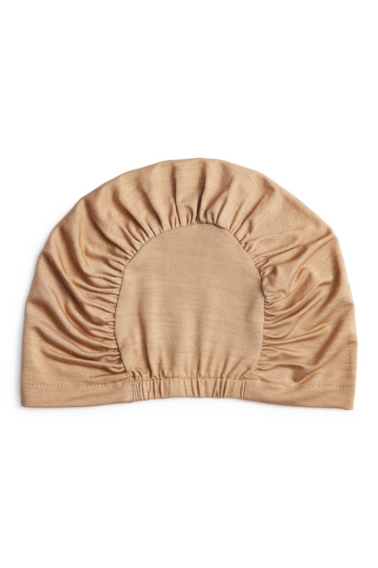 Henna & Hijabs Jersey Hijab Underscarf, Alternate, color, BEIGE SAND