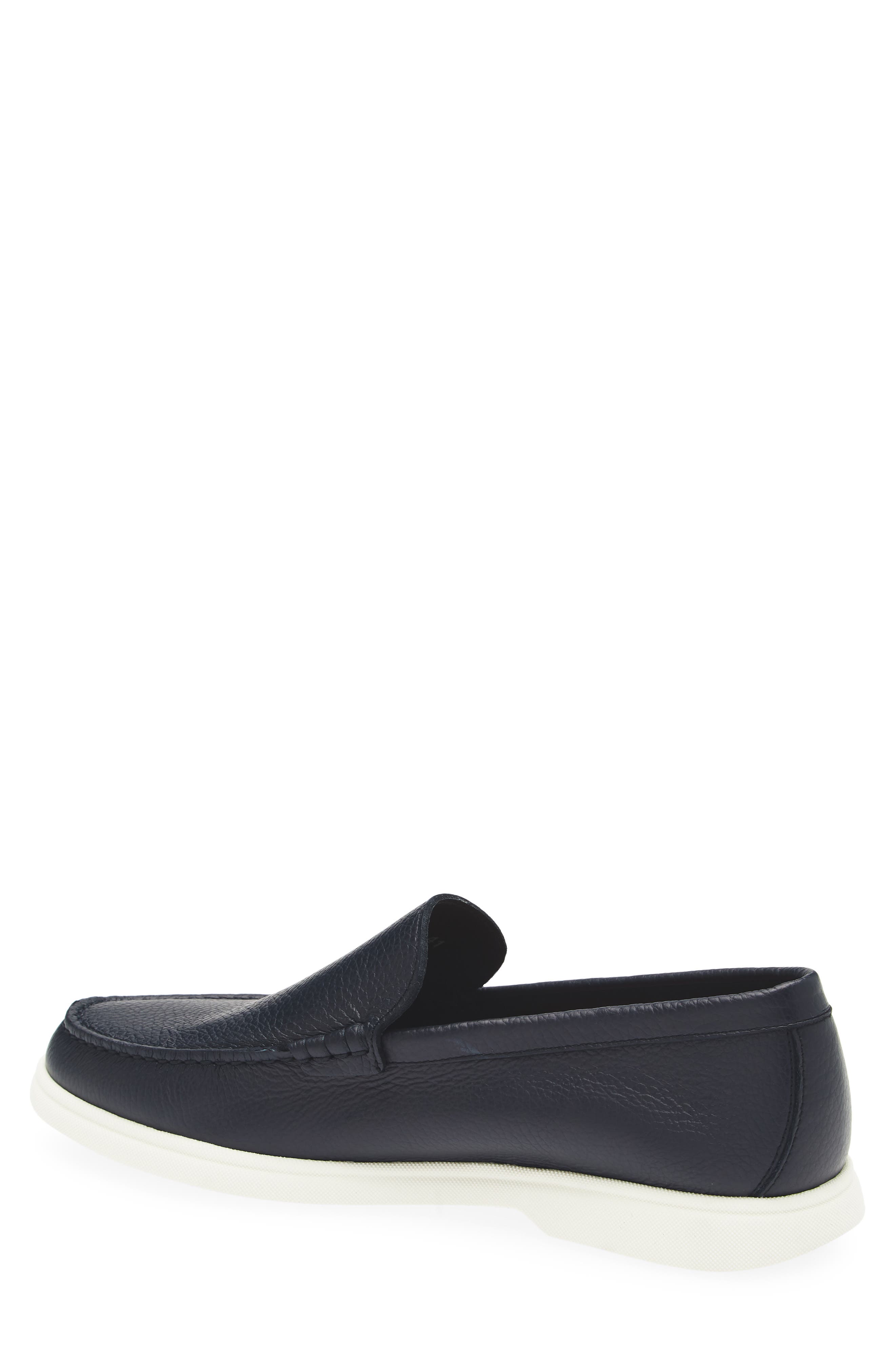 BOSS Sienne Moc Toe Slip-On Sneaker, Alternate, color, Dark Blue
