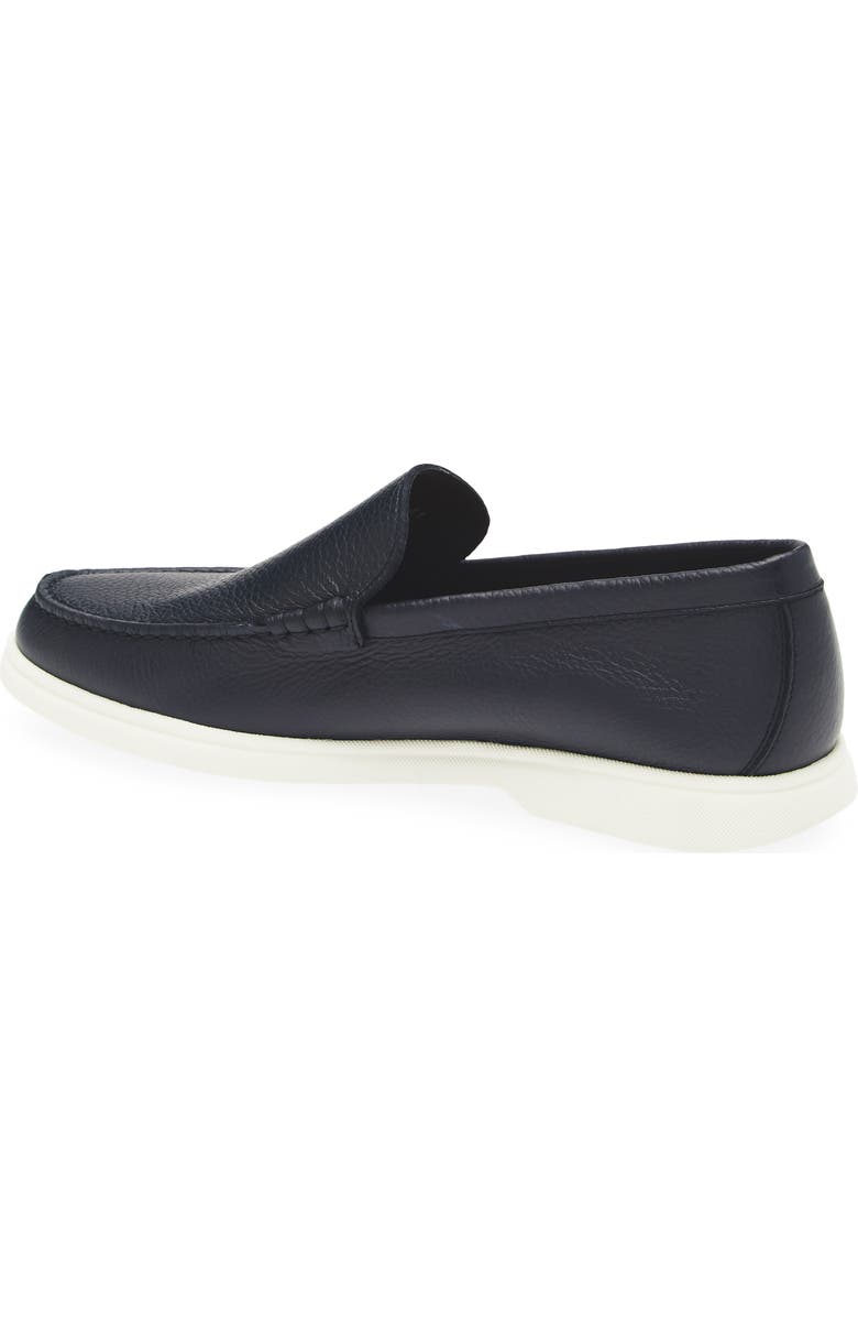 BOSS Sienne Moc Toe Slip-On Sneaker, Alternate, color, Dark Blue