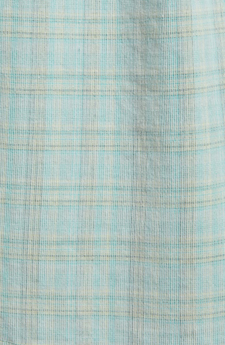 Tommy Bahama Coastline Corduroy Harbor Plaid Cotton Button-Up Shirt, Alternate, color, Malibu