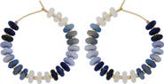 Panacea Beaded Hoop Earrings