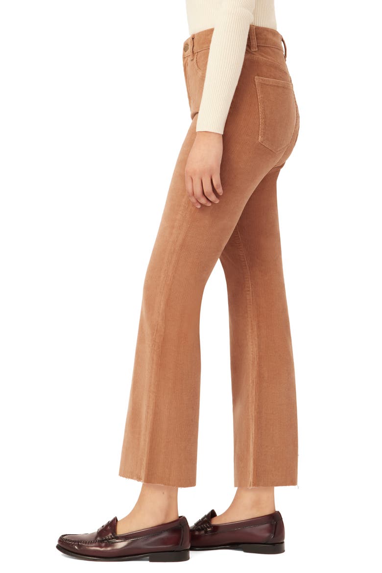 Bridget Instasculpt Corduroy Ankle Bootcut Jeans, Alternate, color, TEDDY TAUPE CORDUROY
