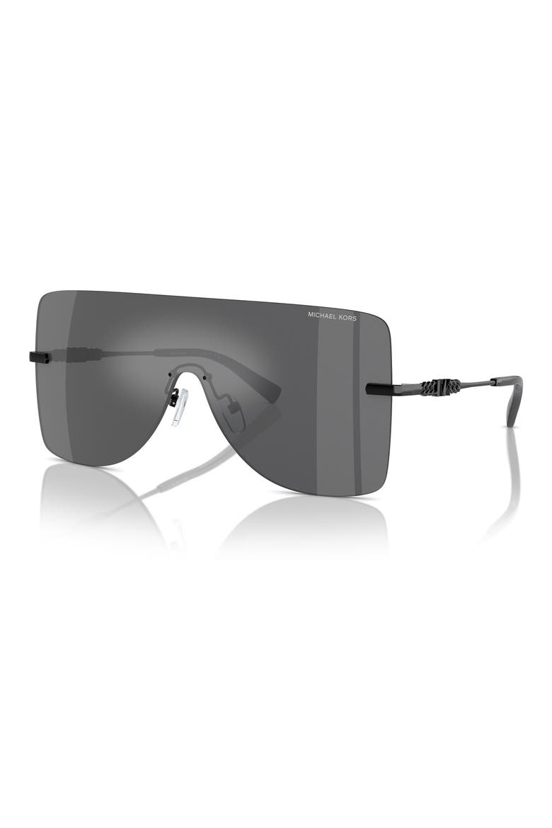 London 0mm Shield Sunglasses, Alternate, color, GREY MIRROR