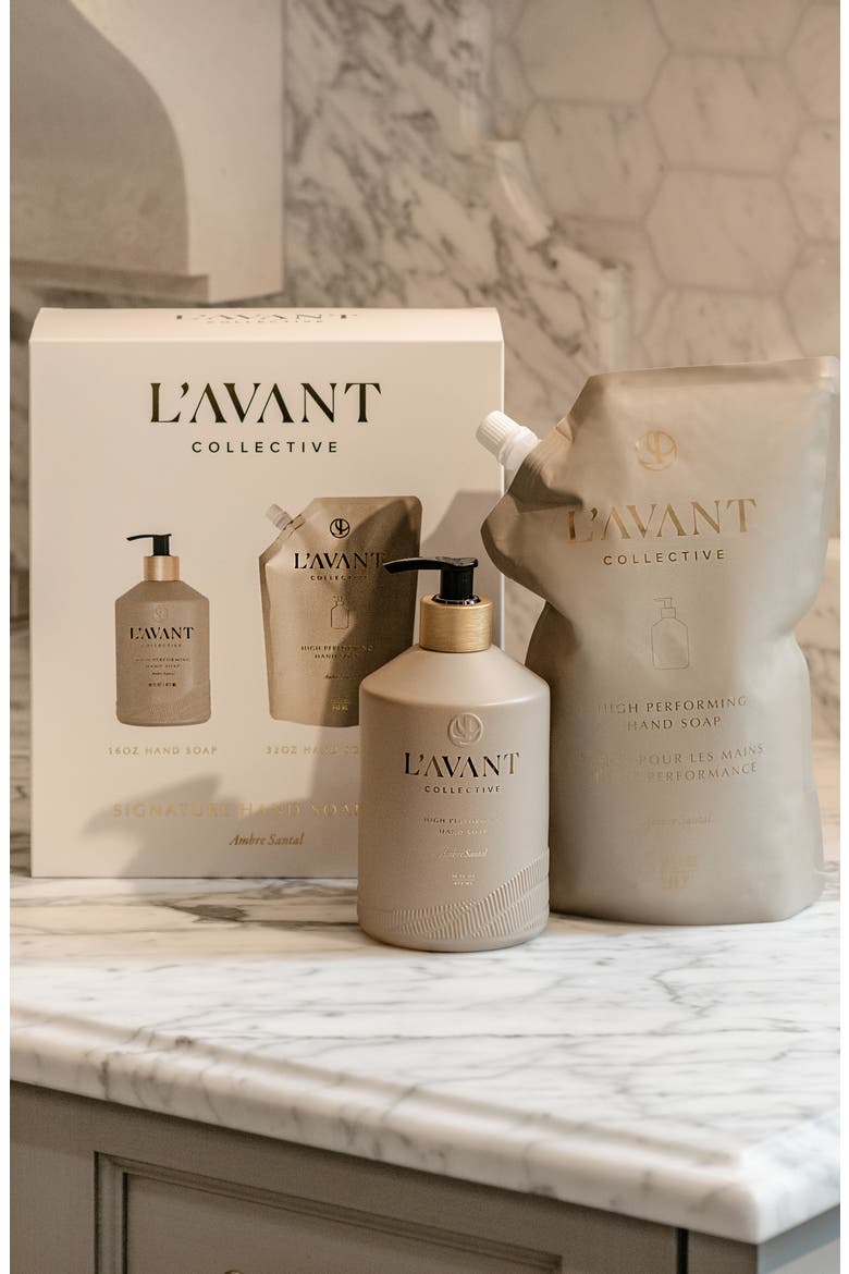 Signature Hand Soap Pair - Ambre Santal $76 Value, Alternate, color, AMBRE SANTAL