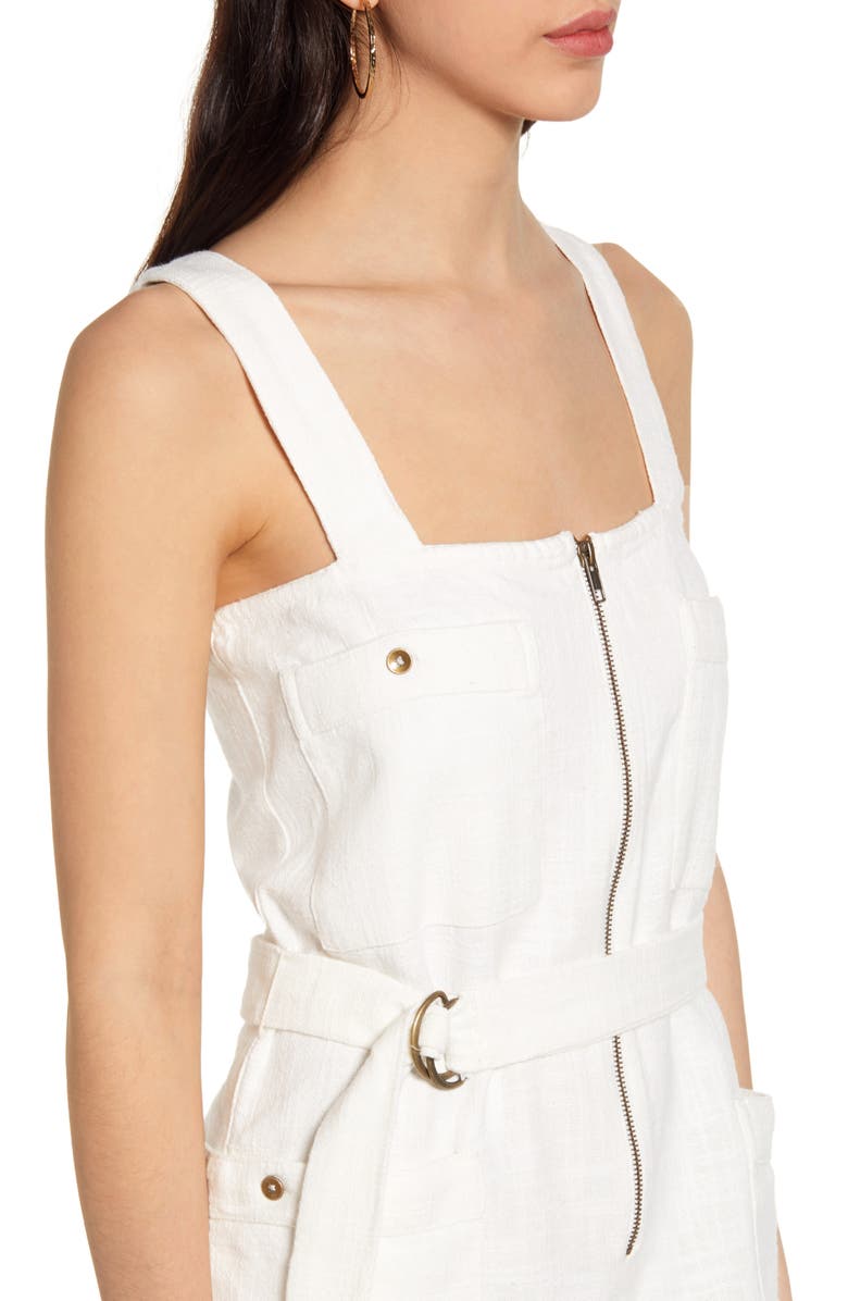 Billabong Light the Day Zip Front Romper, Alternate, color, 