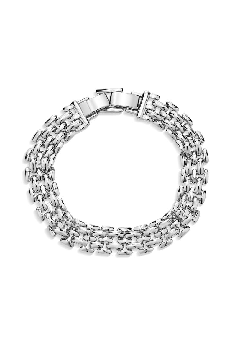 Rome Chain Large Bracelet, Main, color, Silver