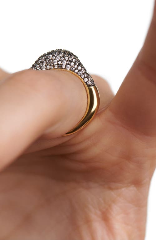 Pdpaola Women's Pave Duna Ring In Gold