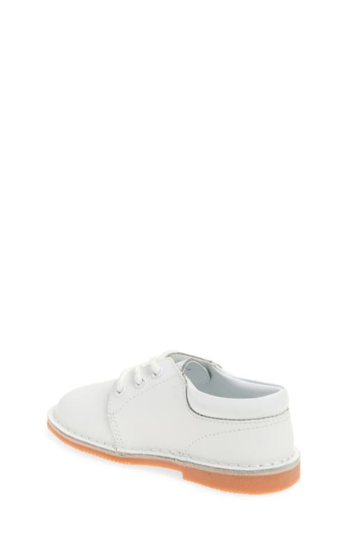 L'amour Tyler Lace-up Shoe In White