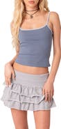 EDIKTED Back 2 Basics Crop Tank Top