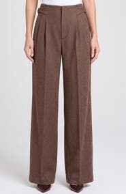 Liverpool Los Angeles Side Tab High Waist Wide Leg Trousers