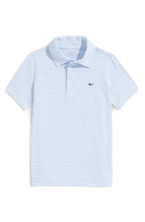 Kids' Bradley Stripe Stretch Polo