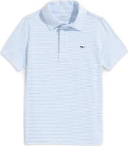 vineyard vines Kids' Bradley Stripe Stretch Polo