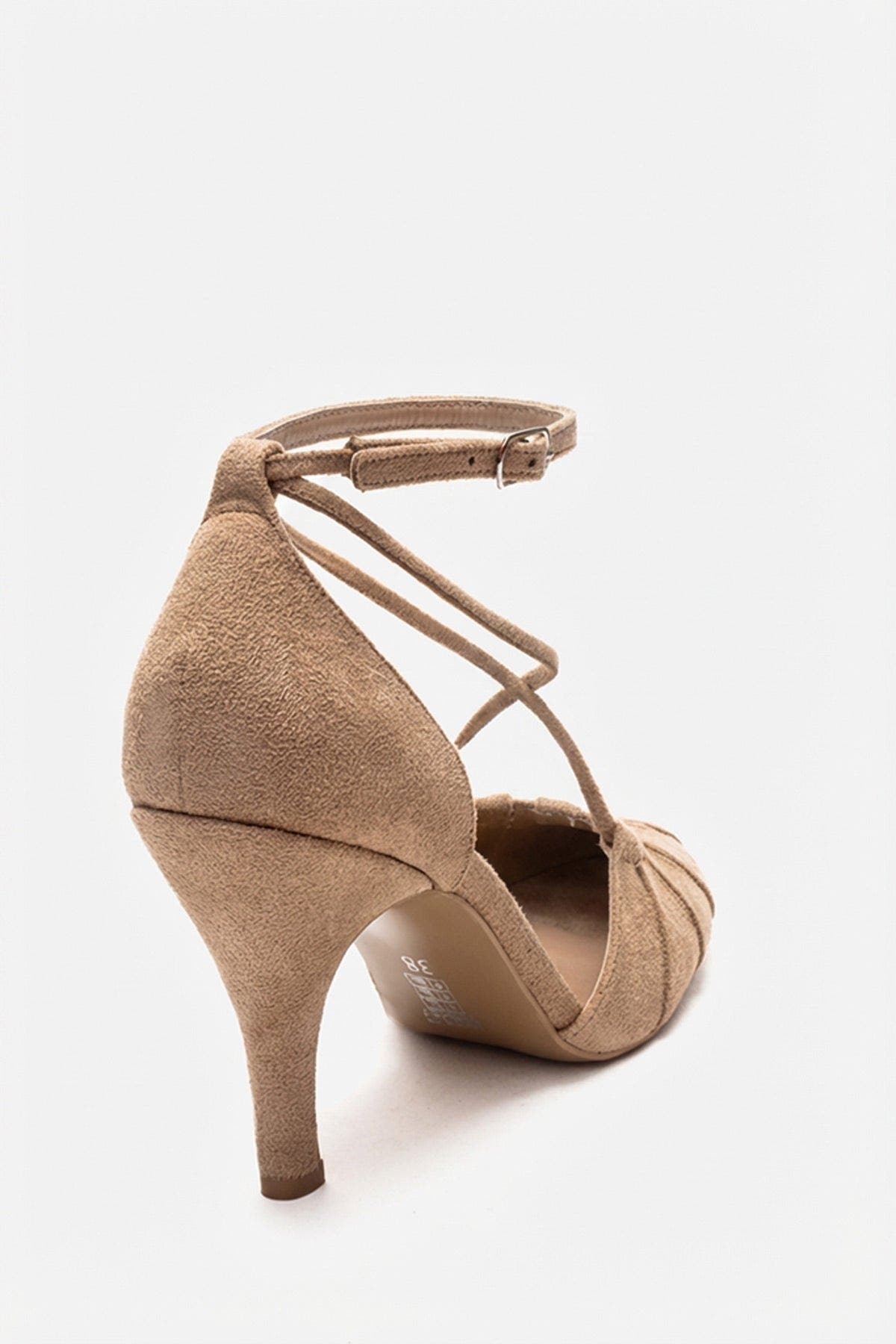 Prologue Shoes Eliza Stiletto Pump, Alternate, color, Beige Suede