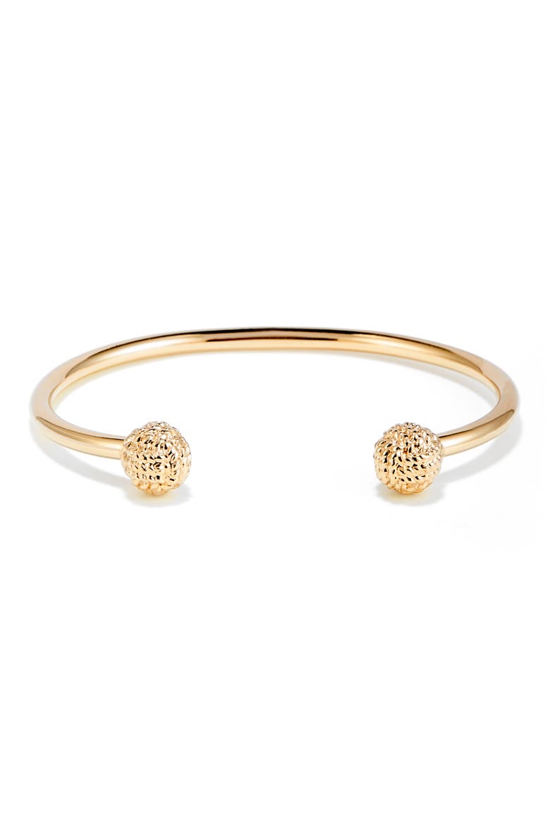 Parker Knot Cuff, Main, color, GOLD