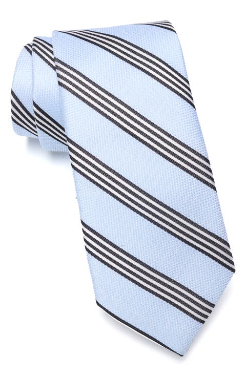 Menson Stripe Silk Tie