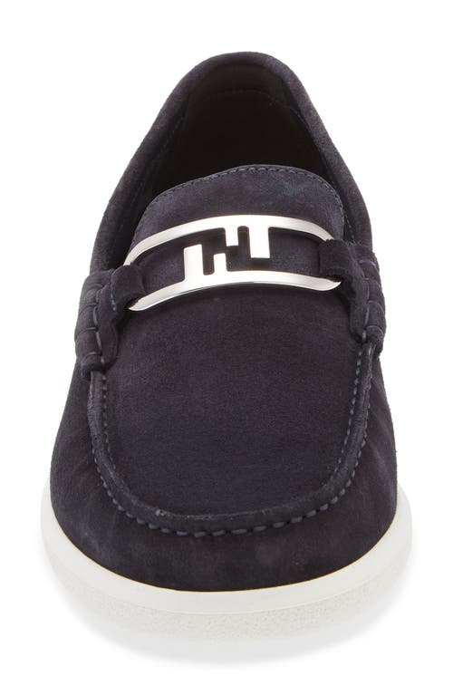 Fendi O'lock Loafer In F0dx9 Atlantico