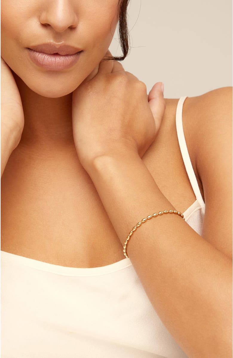 UNODE50 Oval Loop Bracelet, Alternate, color, Gold