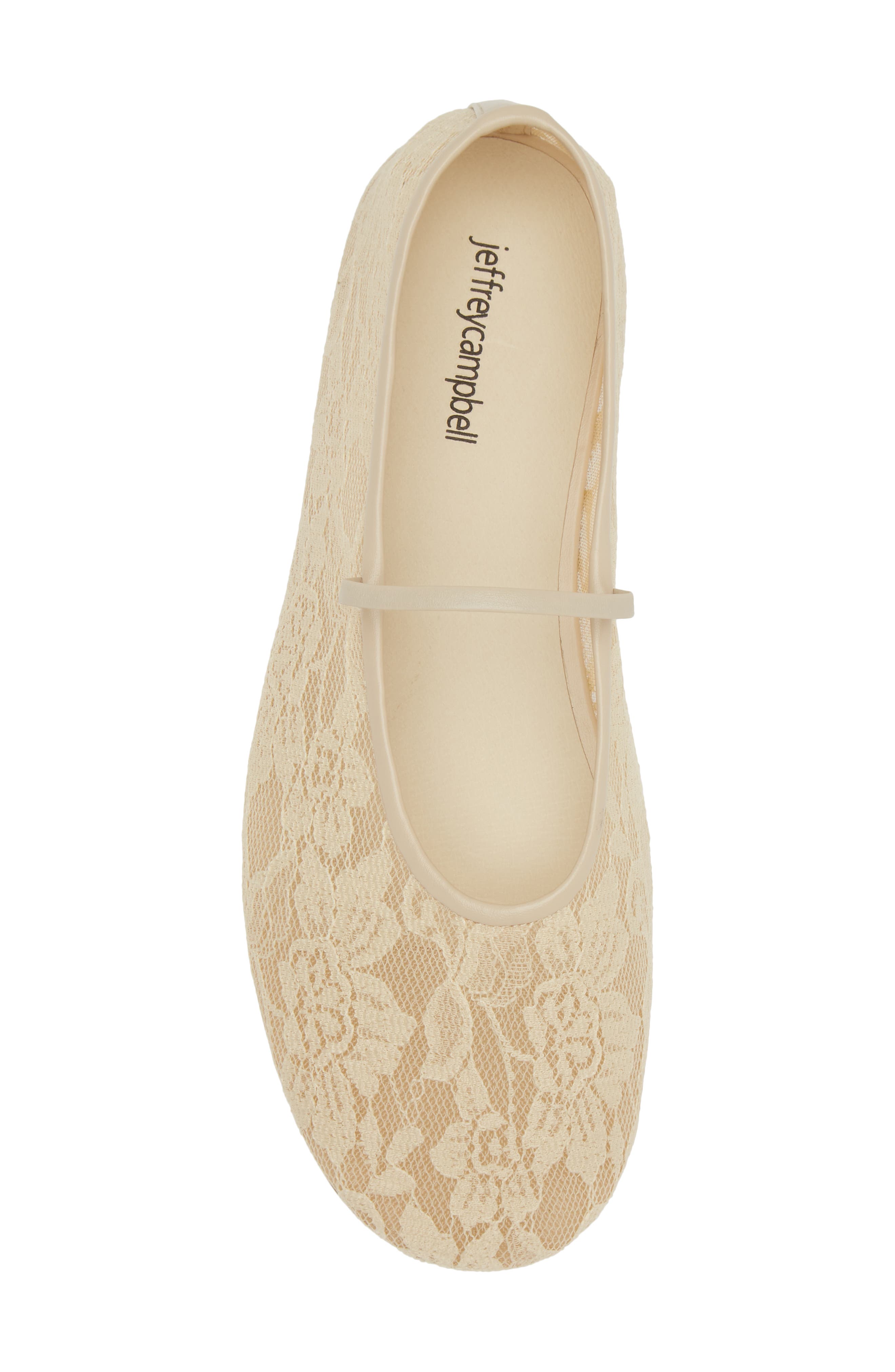 Mesh Mary Jane Flat, Alternate, color, YELLOW LACE