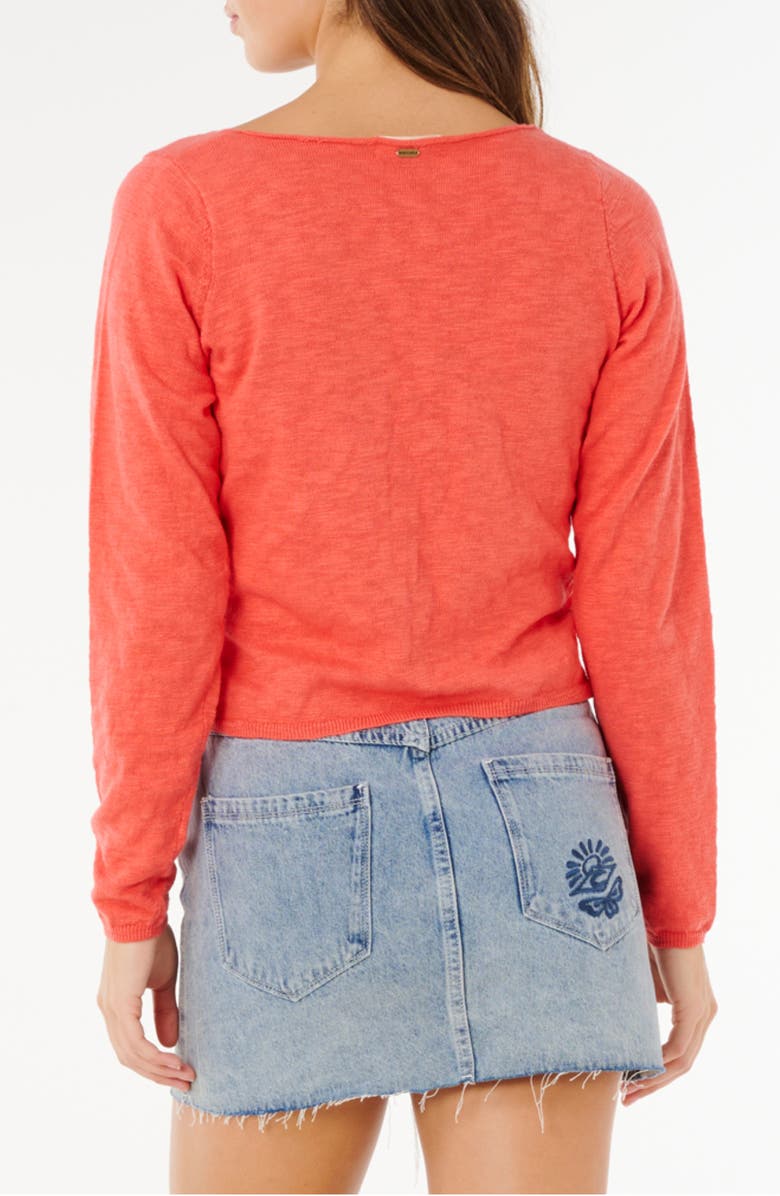 Rip Curl Pacific Tie Front Cardigan, Alternate, color, 