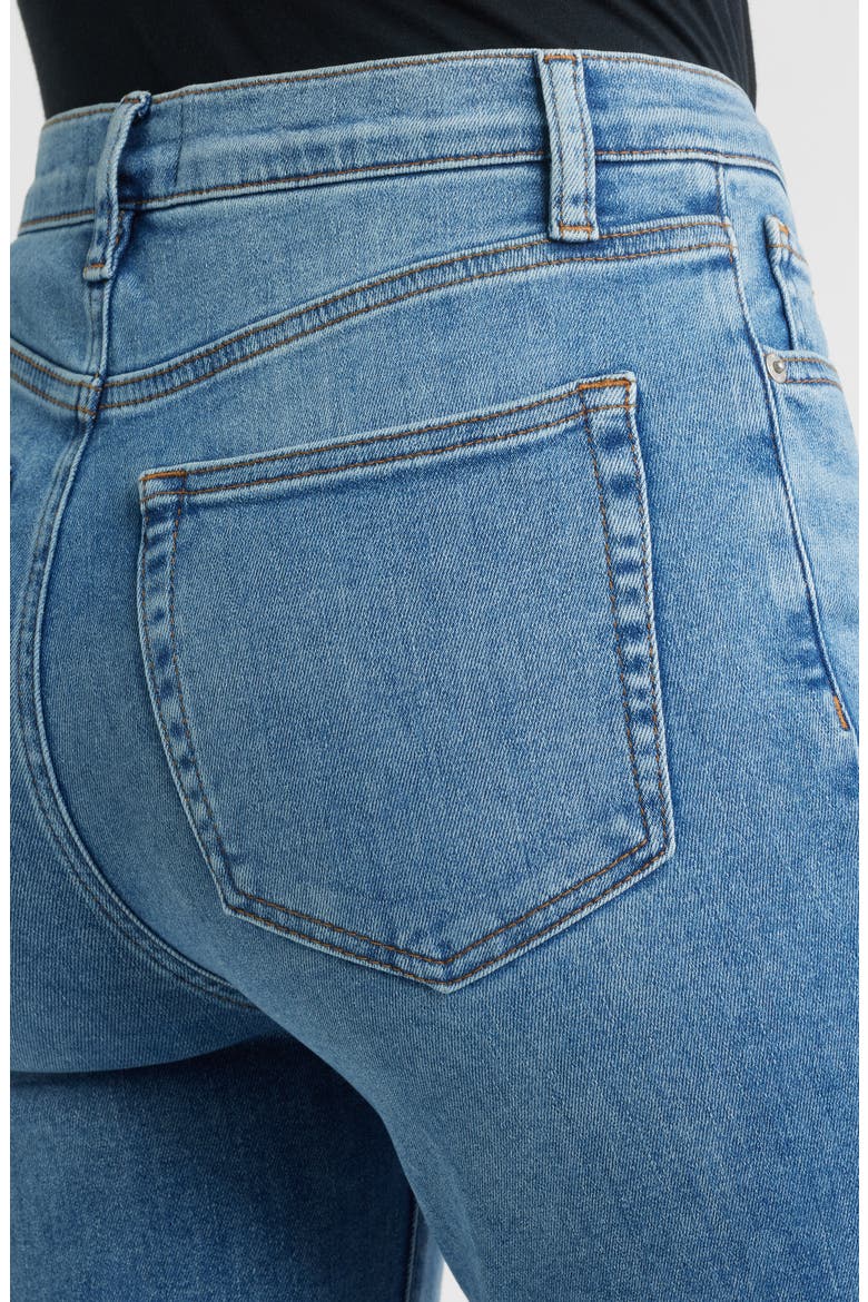 Le Sleek Straight High Waist Straight Leg Jeans, Alternate, color, FLIP