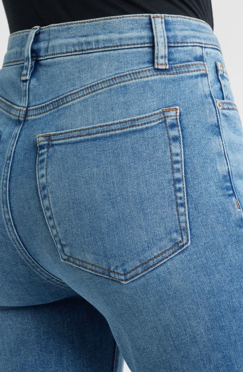Frame Le Sleek Straight High Waist Straight Leg Jeans In Black
