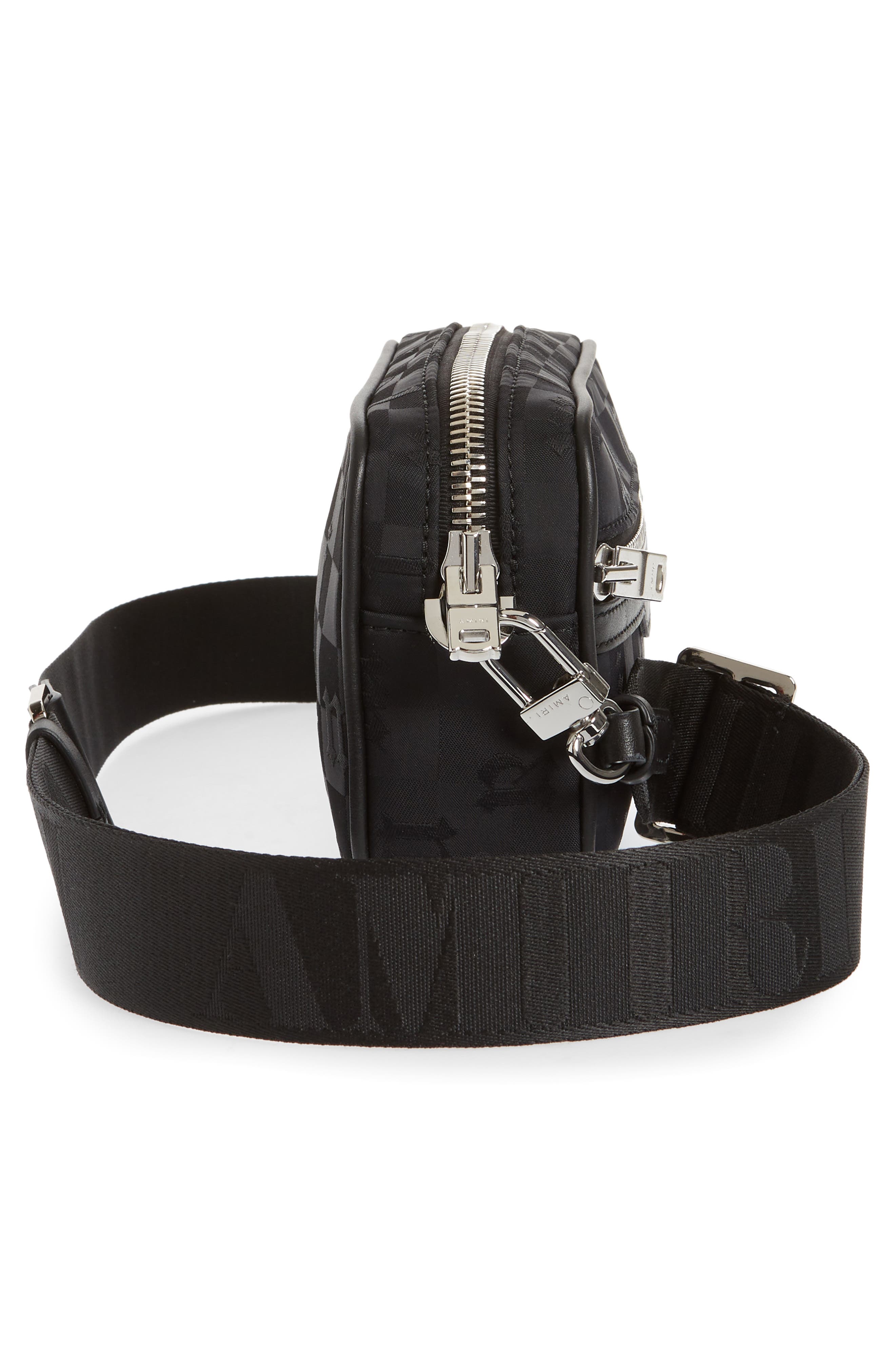 AMIRI Nylon Jacquard Camera Bag, Alternate, color, 