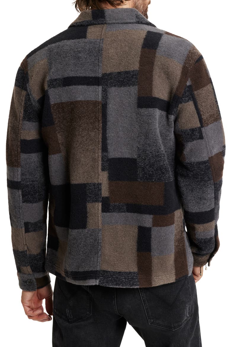 Coroados Relaxed Fit Shirt Jacket, Alternate, color, DARK BROWN