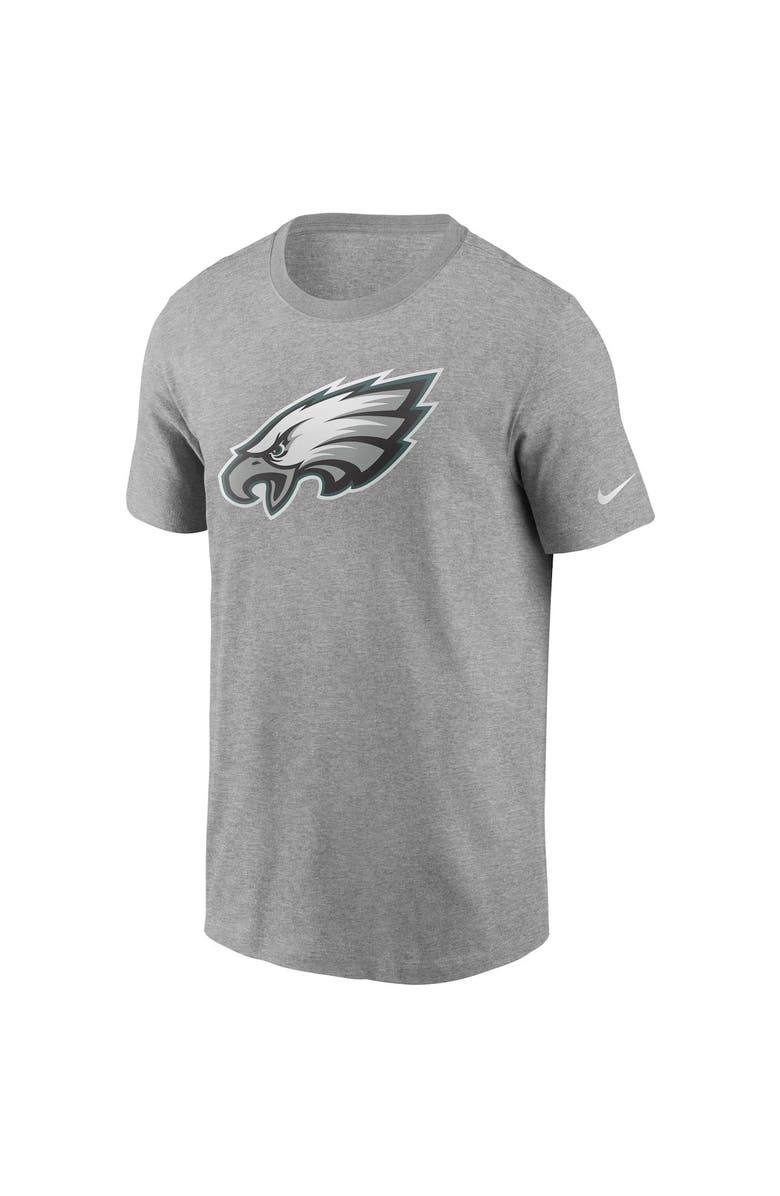 Nike Men's Nike Heathered Gray Philadelphia Eagles Primary Logo T-Shirt, Alternate, color,