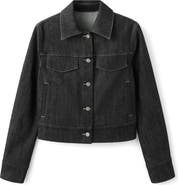 MANGO Fitted Denim Jacket