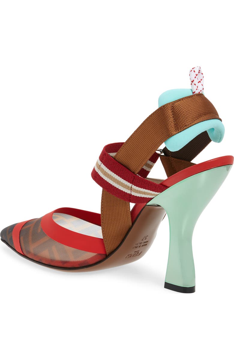 Fendi Colibri Slingback Pump, Alternate, color,