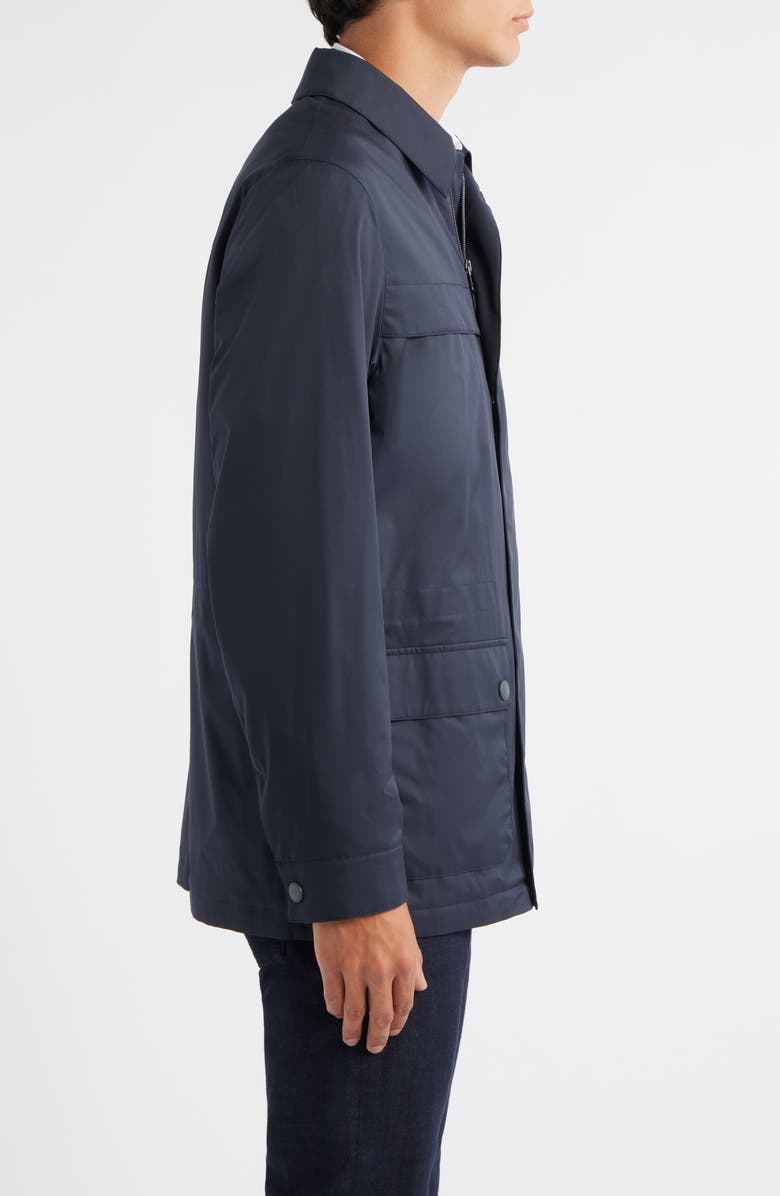 Canali Nuvola Maestrale Technical Field Jacket, Alternate, color, Navy