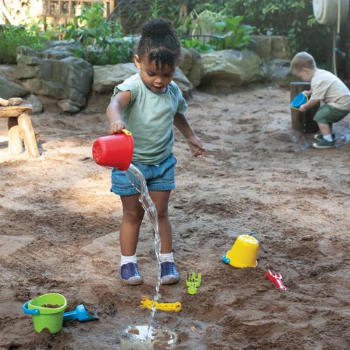 Kaplan Early Learning Company 4" Mini Sand Bucket Set In Multi