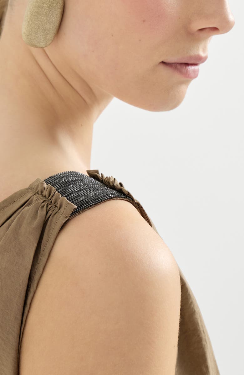 Brunello Cucinelli Dress with belt, Alternate, color, Sand