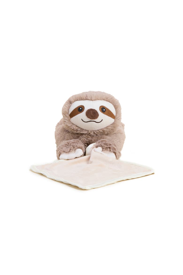 Sloth Blanket Plush Toy, Alternate, color, Medium Brown