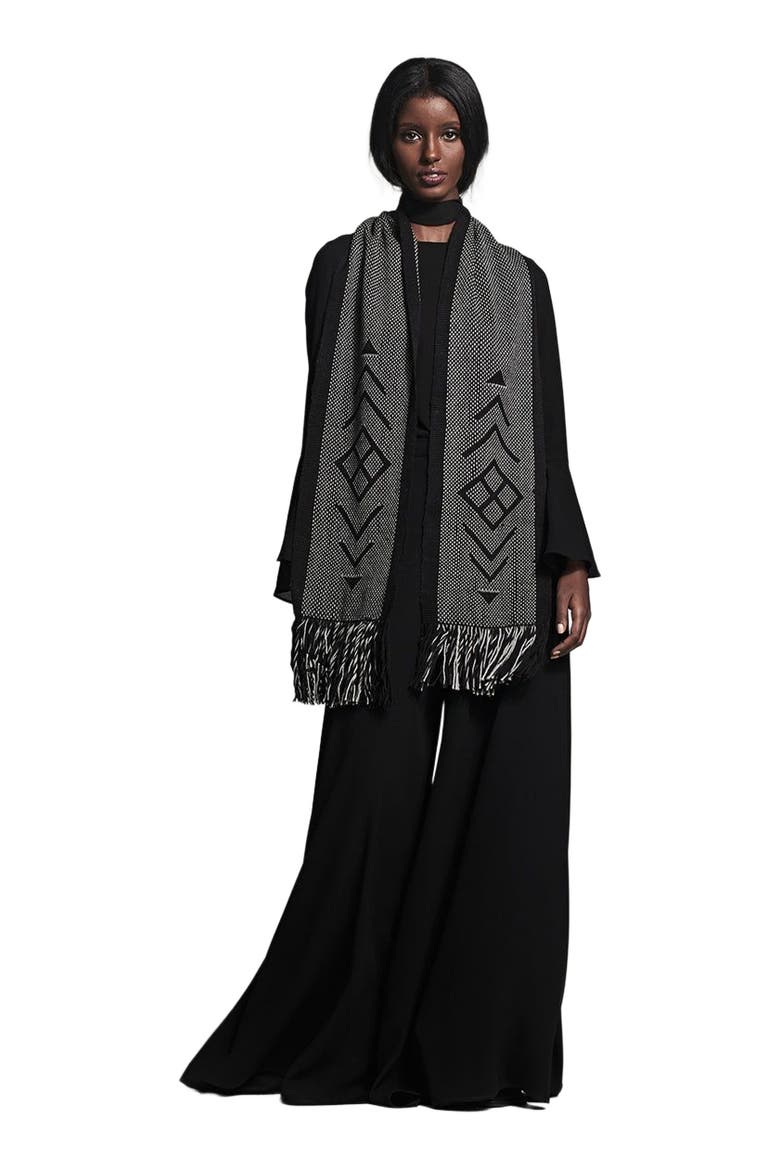 Mapu Scarf, Main, color, Black/Charcoal
