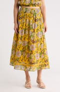 ELIE ELIE TAHARI Floral Pull-On Skirt
