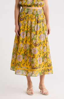 ELIE ELIE TAHARI Floral Pull-On Skirt