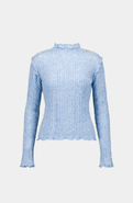 SAEMDI Frill Knit Top