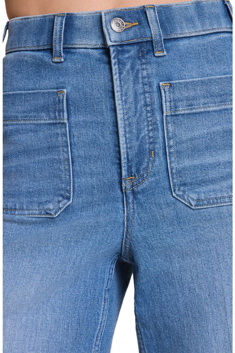 SPANXshape™ Authentic 360 Patch Pocket Crop Wide Leg Jeans, Alternate, color, ELYSIAN