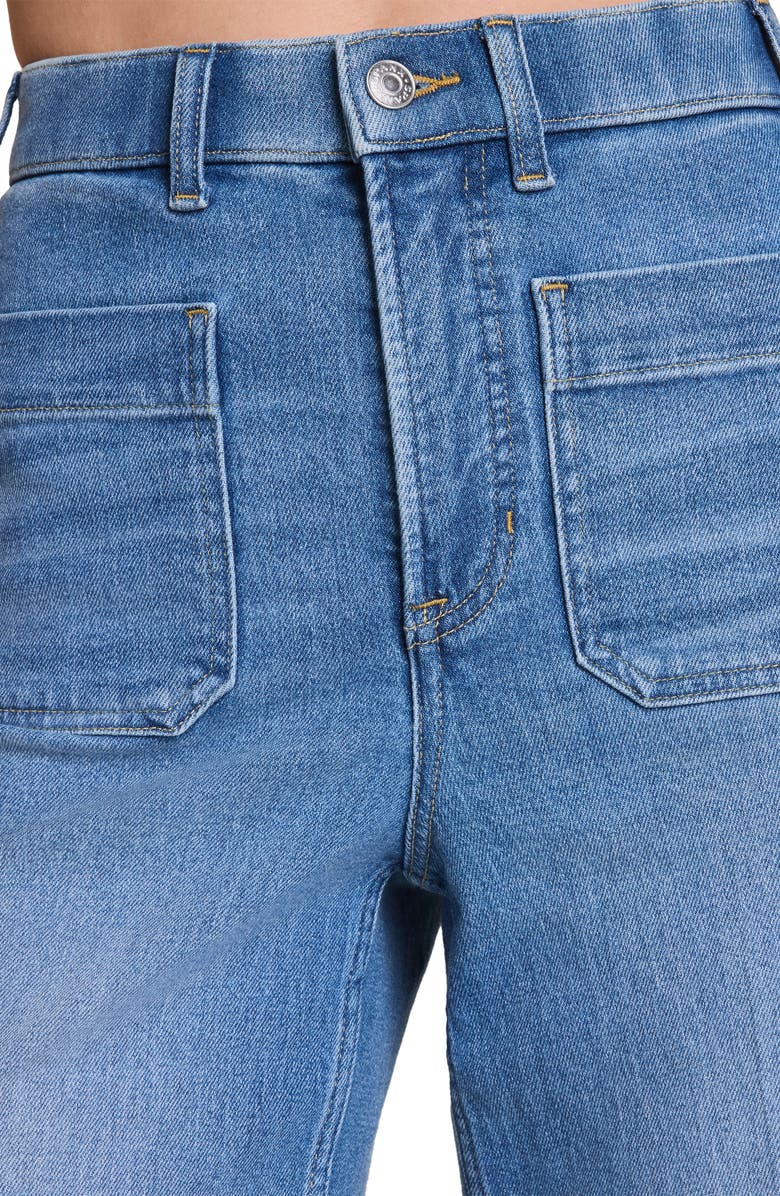 SPANX<sup>®</sup> SPANXshape<sup>™</sup> Authentic 360 Patch Pocket Cropped Wide Leg Jeans, Alternate, color, Elysian