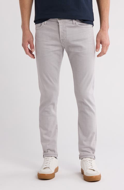 Dylan Extra Slim Fit Ripped Jeans (White Smoke)
