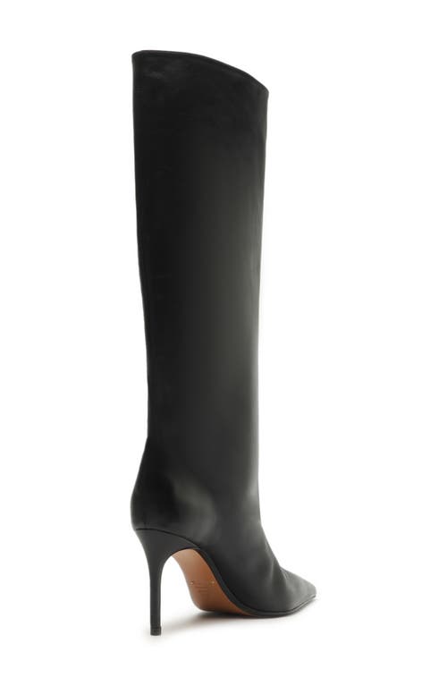 Schutz Ellen Up Pointed Toe Boot In Black